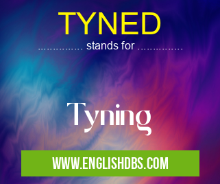 TYNED means Tyning TYNED