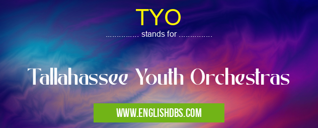 TYO means Tallahassee Youth Orchestras TYO