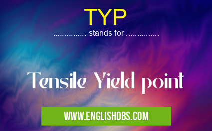 TYP means Tensile Yield point TYP