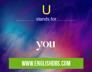 U means you U