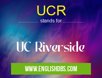 UCR