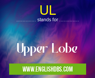 UL means Upper Lobe UL