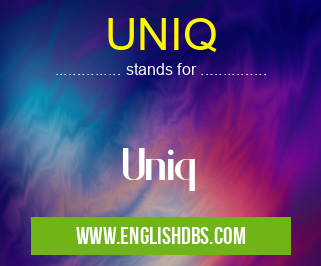 UNIQ