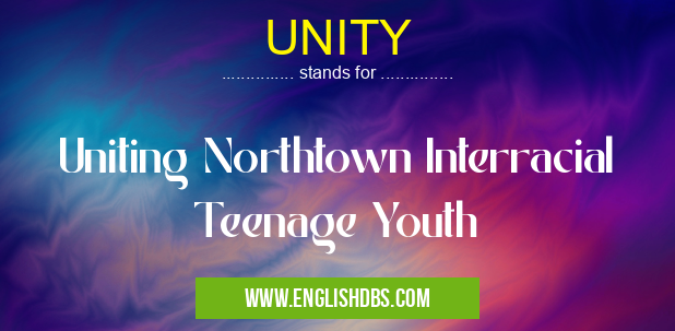UNITY means Uniting Northtown Interracial Teenage Youth UNITY