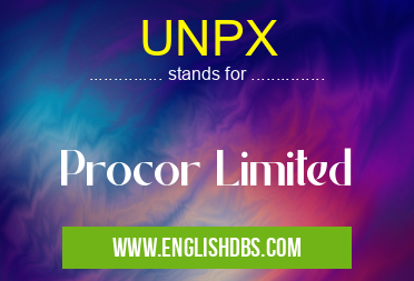 UNPX means Procor Limited UNPX