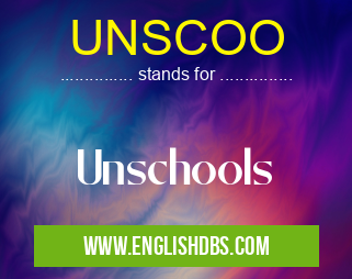 UNSCOO means Unschools UNSCOO
