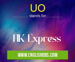 UO means HK Express UO