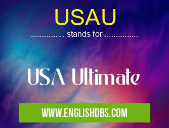 USAU means USA Ultimate USAU
