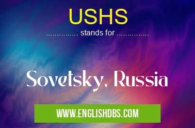 USHS means Sovetsky, Russia USHS