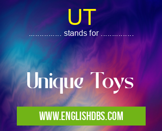 UT means Unique Toys UT