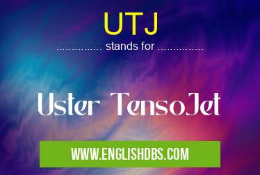 UTJ means Uster TensoJet UTJ