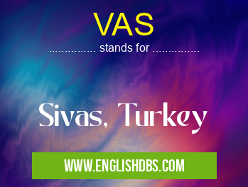 VAS means Sivas, Turkey VAS