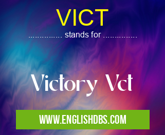 VICT means Victory Vct VICT