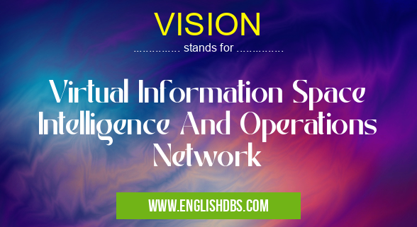 VISION means Virtual Information Space Intelligence And Operations Network VISION