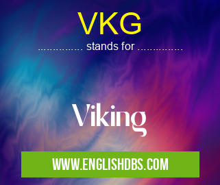VKG means Viking VKG