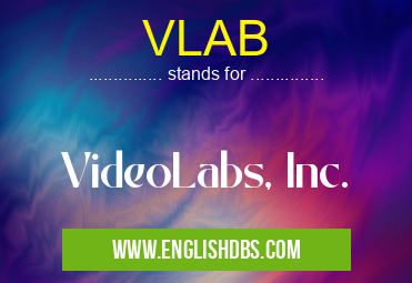 VLAB means VideoLabs, Inc. VLAB
