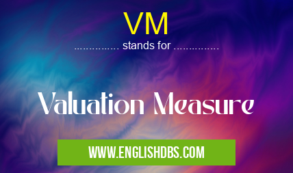 VM means Valuation Measure VM