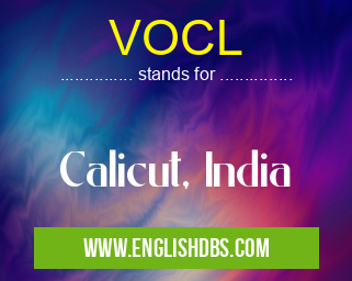 VOCL means Calicut, India VOCL