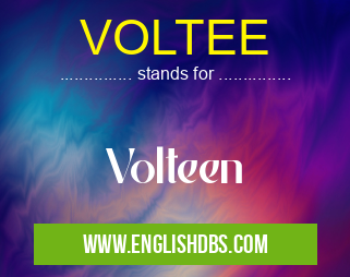 VOLTEE means Volteen VOLTEE
