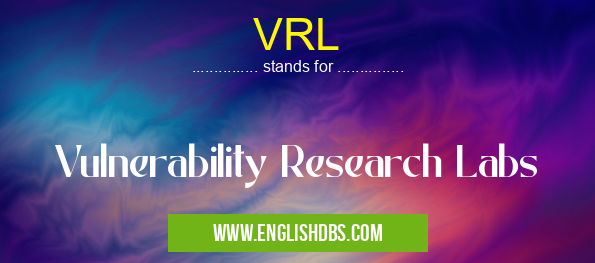 VRL means Vulnerability Research Labs VRL