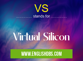 VS means Virtual Silicon VS