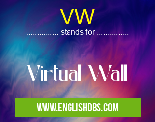 VW means Virtual Wall VW