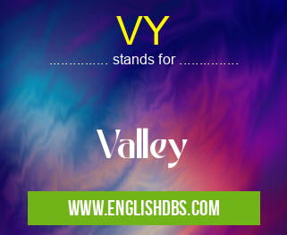 VY means Valley VY