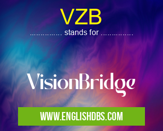 VZB means VisionBridge VZB