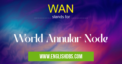 WAN means World Annular Node WAN
