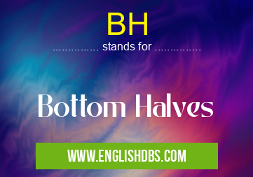 BH means Bottom Halves BH