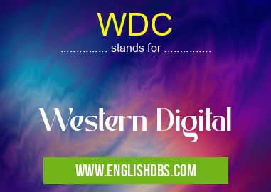 WDC means Western Digital WDC