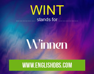 WINT means Winnen WINT