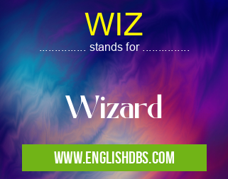 WIZ means Wizard WIZ