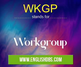 WKGP means Workgroup WKGP