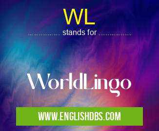 WL means WorldLingo WL