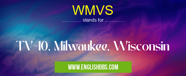 WMVS means TV-10, Milwaukee, Wisconsin WMVS