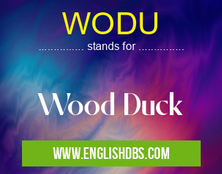 WODU means Wood Duck WODU
