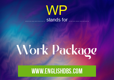 WP means Work Package WP
