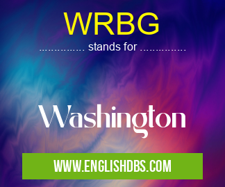 WRBG means Washington WRBG