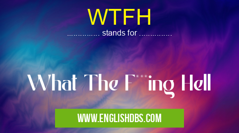 WTFH means What The F***ing Hell WTFH