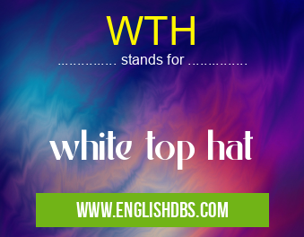 WTH means white top hat WTH