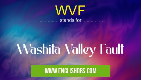 WVF means Washita Valley Fault WVF