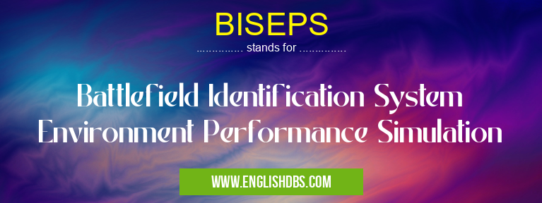 BISEPS means Battlefield Identification System Environment Performance Simulation BISEPS