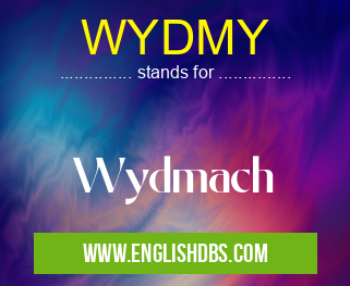 WYDMY means Wydmach WYDMY