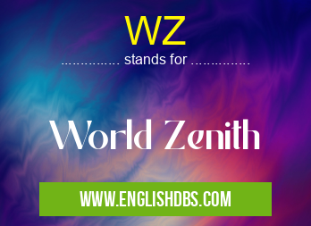 WZ means World Zenith WZ