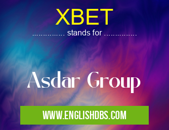 XBET means Asdar Group XBET