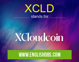 XCLD means XCloudcoin XCLD