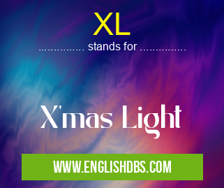 XL means X'mas Light XL