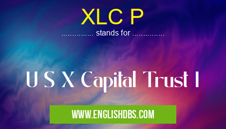 XLC P means U S X Capital Trust I XLC P