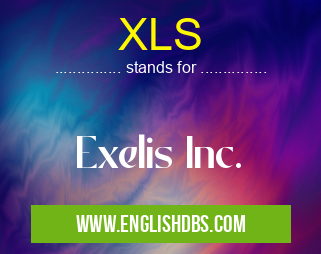 XLS means Exelis Inc. XLS